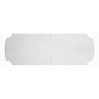 Dining Table, Double Pedestal, 84-120 Inch Antique Pearl White