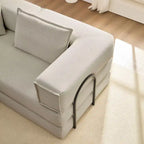 118.2 Oversized Upholstered Sectional Sofa, DIY Corduroy Sofa