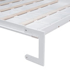 White Modern Queen Murphy Bed with Cushion