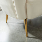 Contemporary Velvet Microfiber Tufted Love Seat