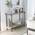 Rowland Urban Light Grey 49-inch Steel 1-Shelf Sofa Table by 
