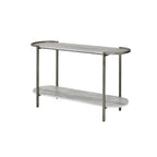 Urban Light Grey 49-inch Steel 1-Shelf Sofa Table