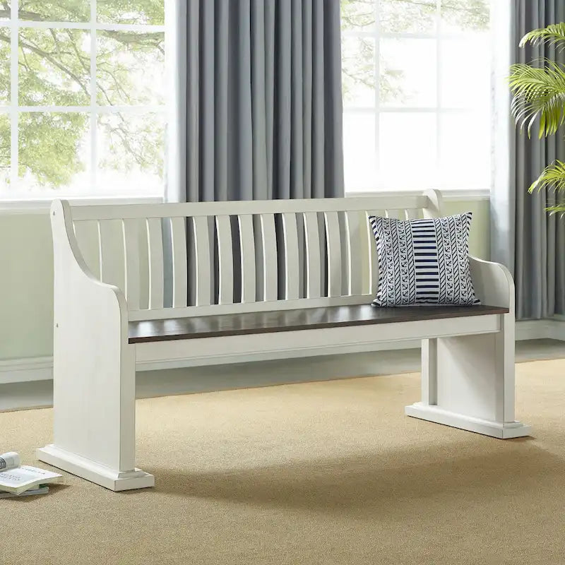  Jillian Farmhouse Pew Dining Bench