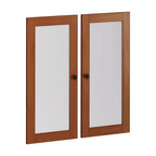 100% Solid Wood Modular Kitchen Pantry Double Door Kit - Set of 2