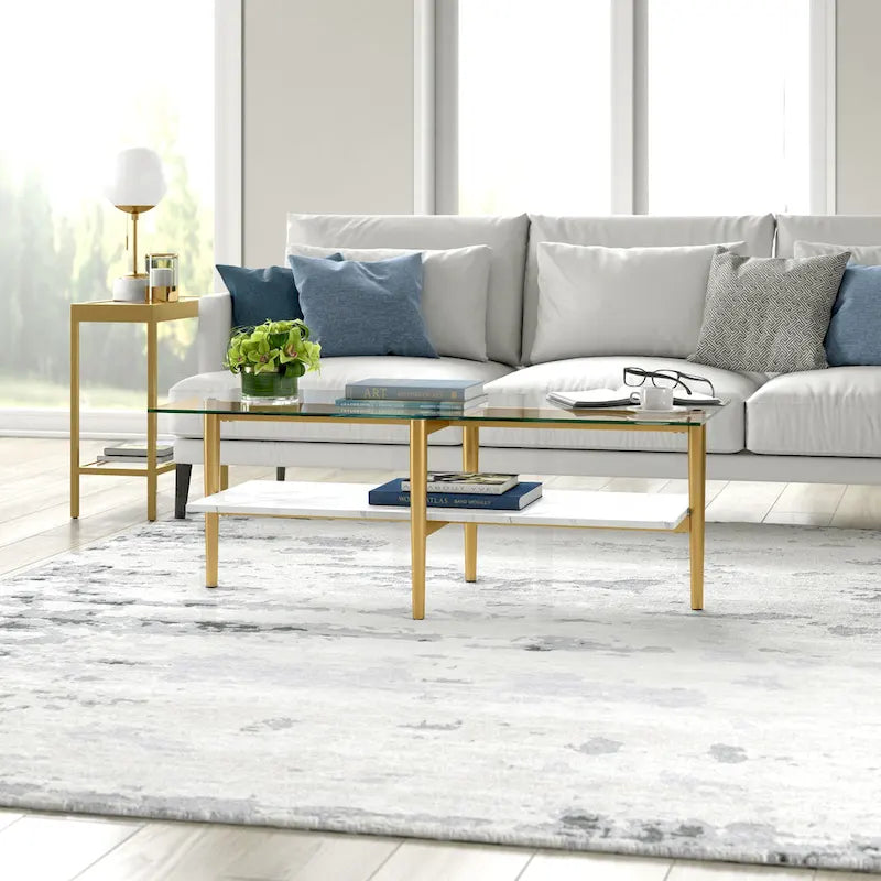 Otto Mid-Century Glam Coffee Table