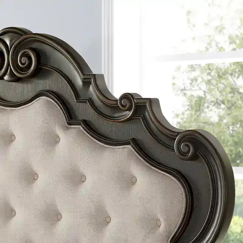 Rich Molasses Panel Bed