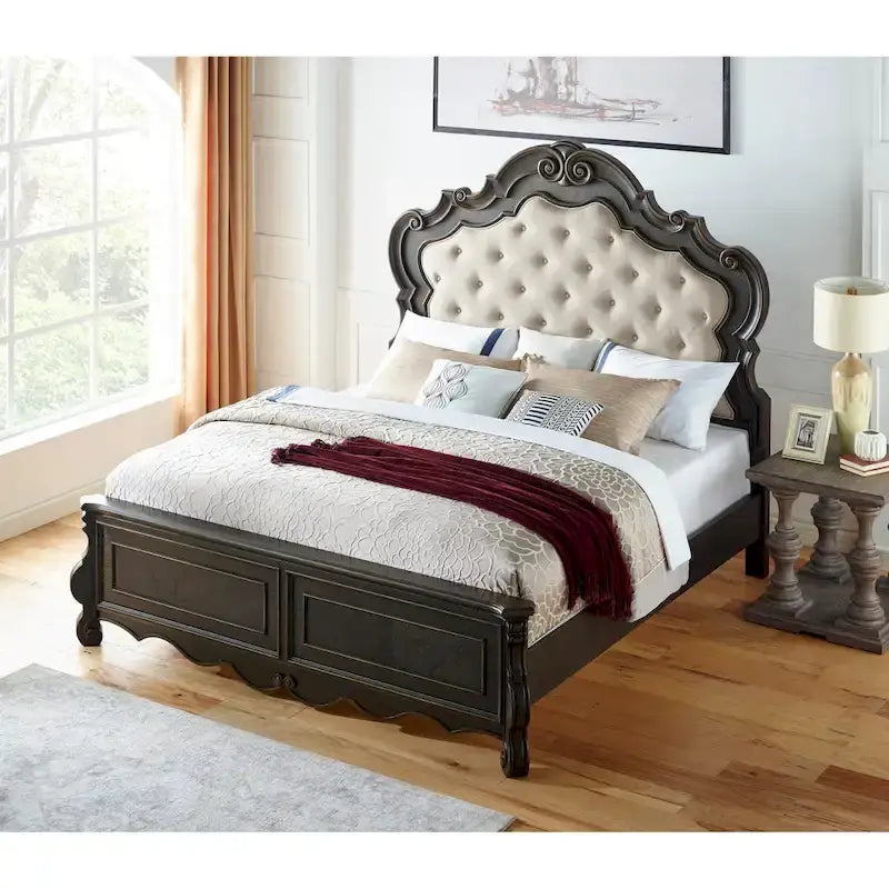 Rich Molasses Panel Bed