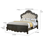 Rich Molasses Panel Bed