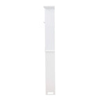 Campbell White Finished Wood Over the Toilet Bathroom Storage Cabinet