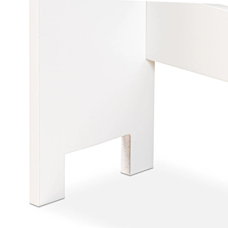 Campbell White Finished Wood Over the Toilet Bathroom Storage Cabinet