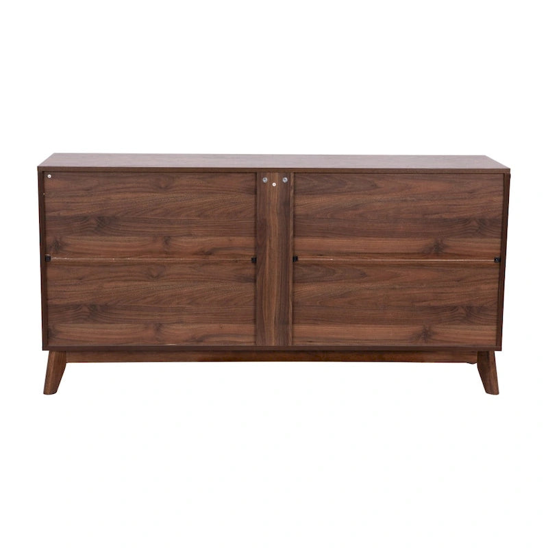 60 Buffet Cabinet with 4 Soft Close Doors and Adjustable Shelves