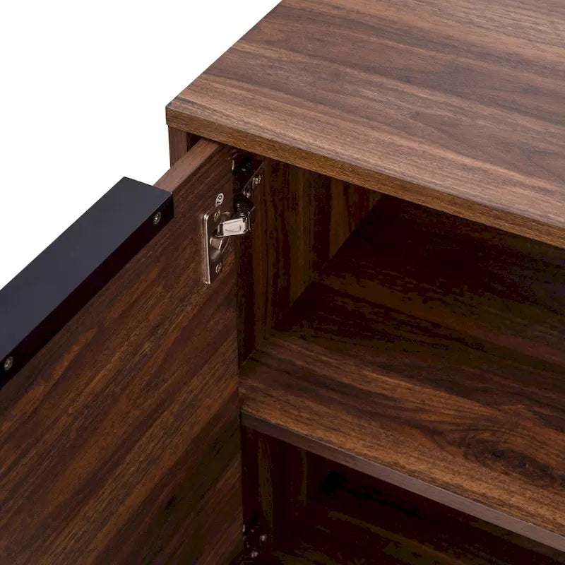 60 Buffet Cabinet with 4 Soft Close Doors and Adjustable Shelves