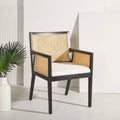 Lupita Rattan Dining Chair - 21.9 W x 24.8 L x 33.9 H - 22Wx25Dx34H