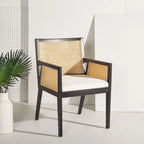 Lupita Rattan Dining Chair - 21.9 W x 24.8 L x 33.9 H - 22Wx25Dx34H