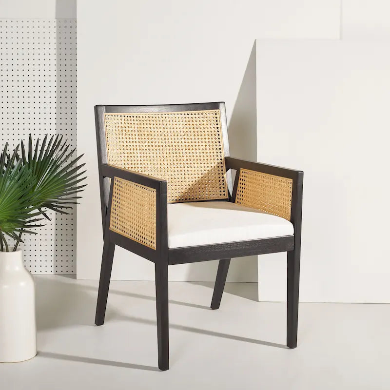 Lupita Rattan Dining Chair - 21.9 W x 24.8 L x 33.9 H - 22Wx25Dx34H