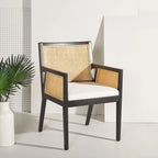  Couture Lupita Rattan Dining Chair - 21.9 W x 24.8 L x 33.9 H - 22Wx25Dx34H