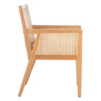 Lupita Rattan Dining Chair - 21.9 W x 24.8 L x 33.9 H - 22Wx25Dx34H