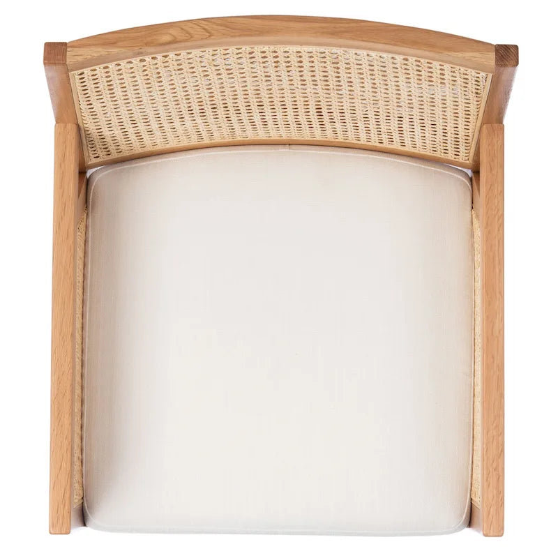 Lupita Rattan Dining Chair - 21.9 W x 24.8 L x 33.9 H - 22Wx25Dx34H