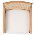 Lupita Rattan Dining Chair - 21.9 W x 24.8 L x 33.9 H - 22Wx25Dx34H