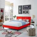 Lucille Upholstered Queen Platform Bed
