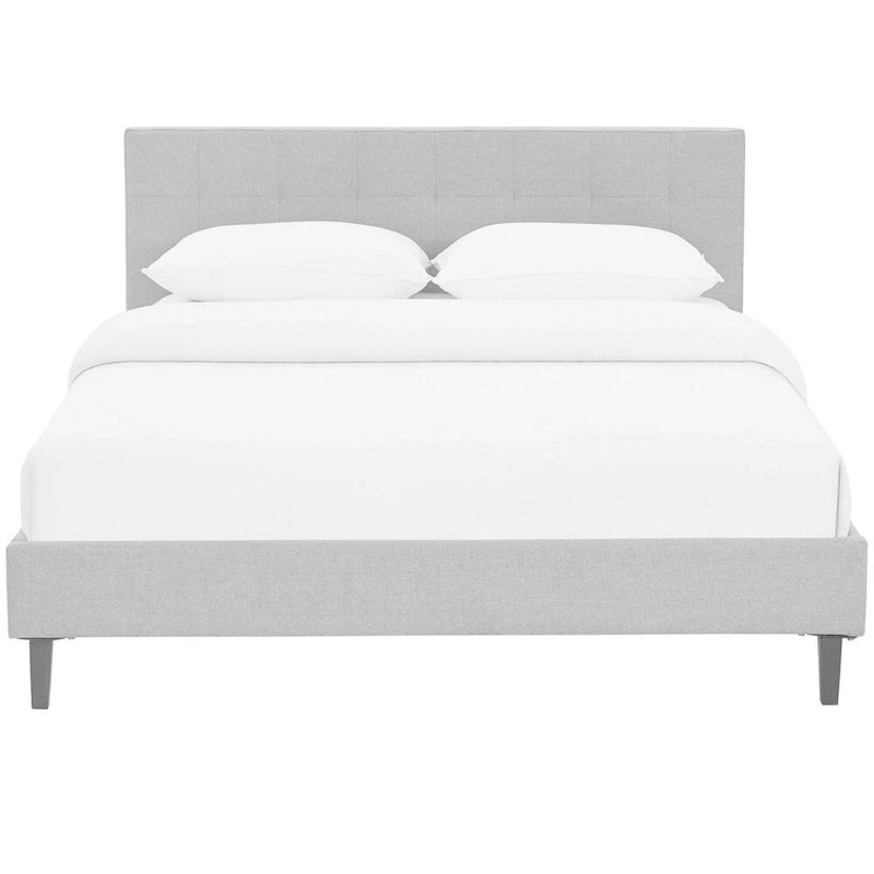 Lucille Upholstered Queen Platform Bed