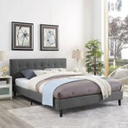 Lucille Upholstered Queen Platform Bed