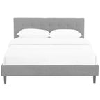 Lucille Upholstered Queen Platform Bed