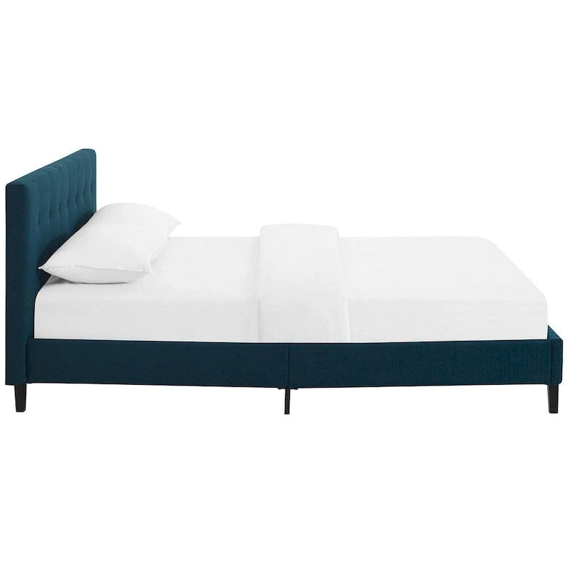 Lucille Upholstered Queen Platform Bed