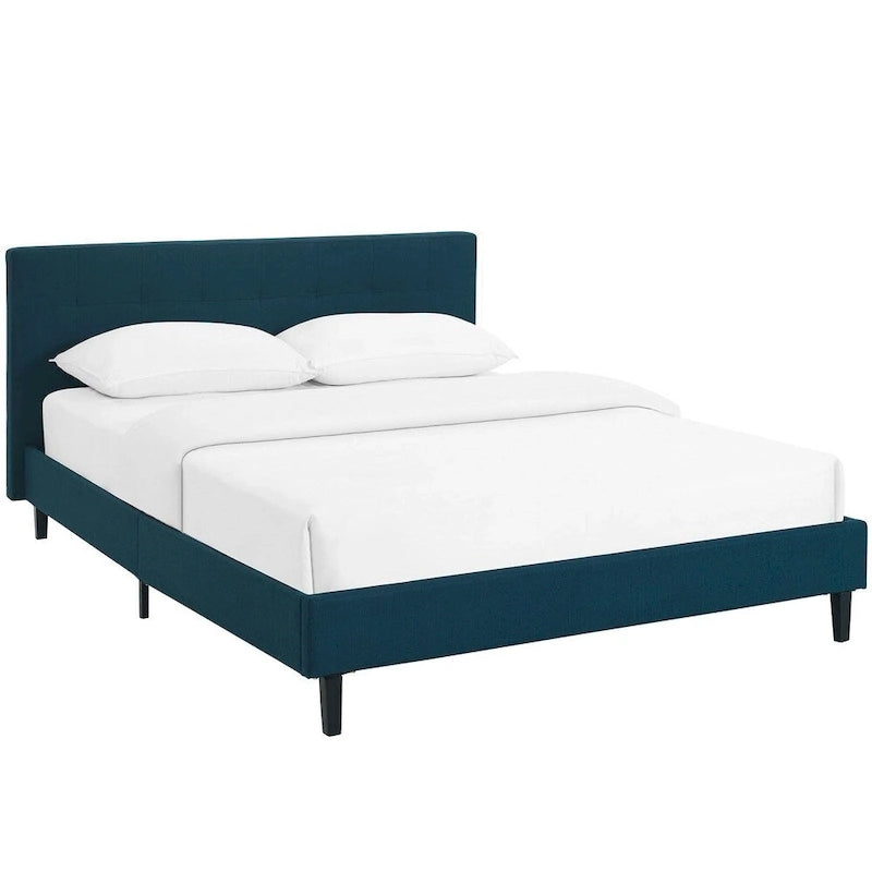 Lucille Upholstered Queen Platform Bed