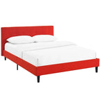 Lucille Upholstered Queen Platform Bed