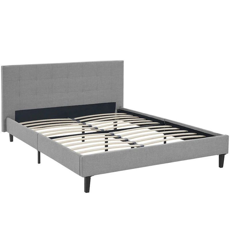 Lucille Upholstered Queen Platform Bed