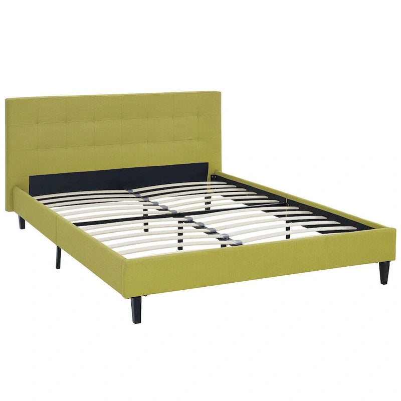Lucille Upholstered Queen Platform Bed