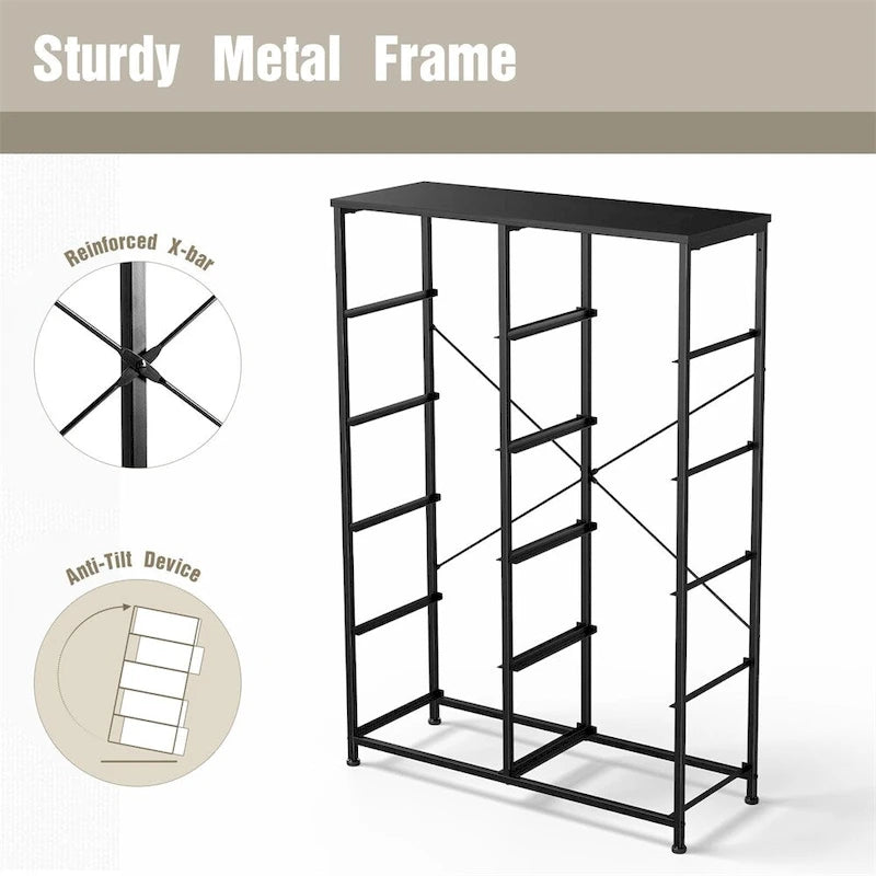 Storage Drawers Dresser with 10 Drawers and Sturdy Metal Frame