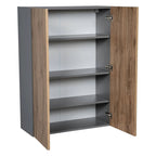 33 x 42 Wall Cabinet-Double Door-Grey - 33 x 42 x 12