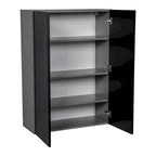33 x 42 Wall Cabinet-Double Door-Grey - 33 x 42 x 12