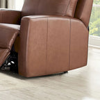 Vienna Zero Gravity Power Recline and Headrest Top Grain Leather Recliner