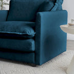 3-Piece Sofa Oversized Sofa Comfy Chenille Deep Seat Sofa Couch with 2 Loveseat and 3 Seater Sofa