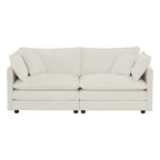 3-Piece Sofa Oversized Sofa Comfy Chenille Deep Seat Sofa Couch with 2 Loveseat and 3 Seater Sofa