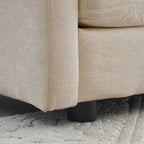 3-Piece Sofa Oversized Sofa Comfy Chenille Deep Seat Sofa Couch with 2 Loveseat and 3 Seater Sofa