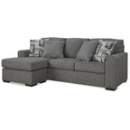 Pewter Sofa Chaise - 101W x 63D x 40H