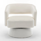 Velvet Swivel Barrel Chair