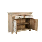 2-Drawer 2-Door Carved Solid Wood Sideboard